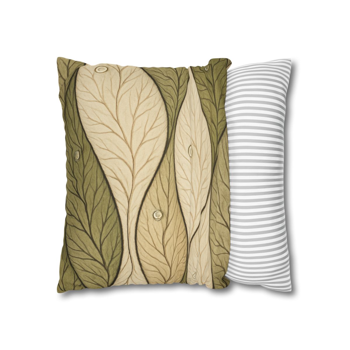 Leaf Vein Topography Waves unique gift pillow cases