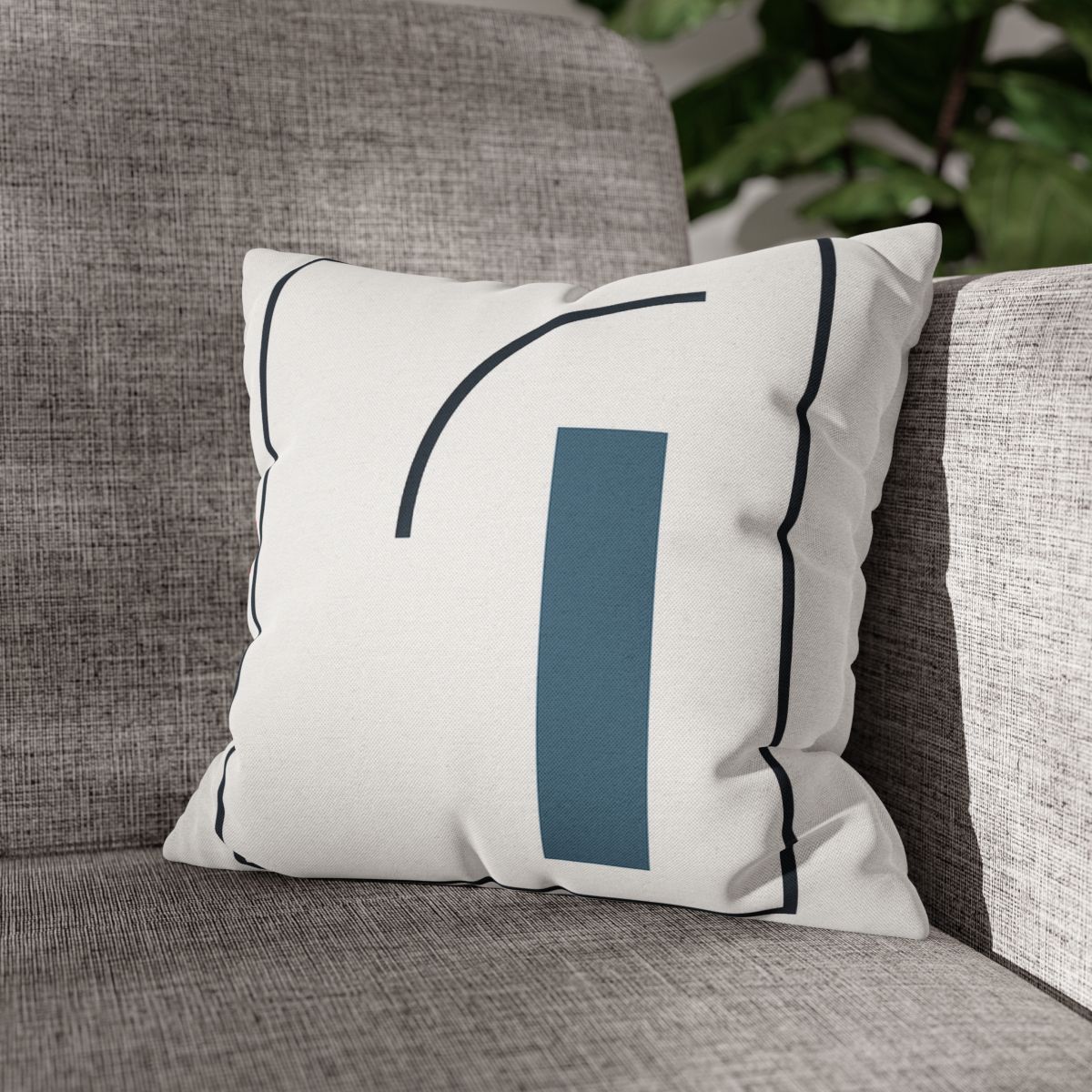 Split Frame With Rising Arc stylish decorative pillowcases