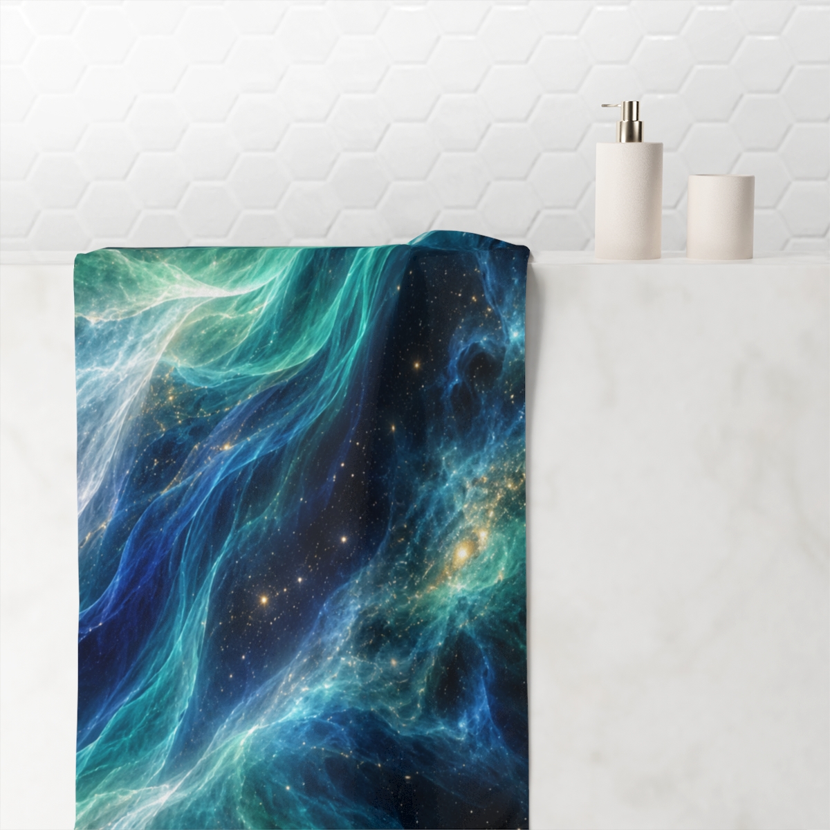 Ion Veil Star Choir stylish beach towels [AI-a8bcd5d6-fa17efd52f90]