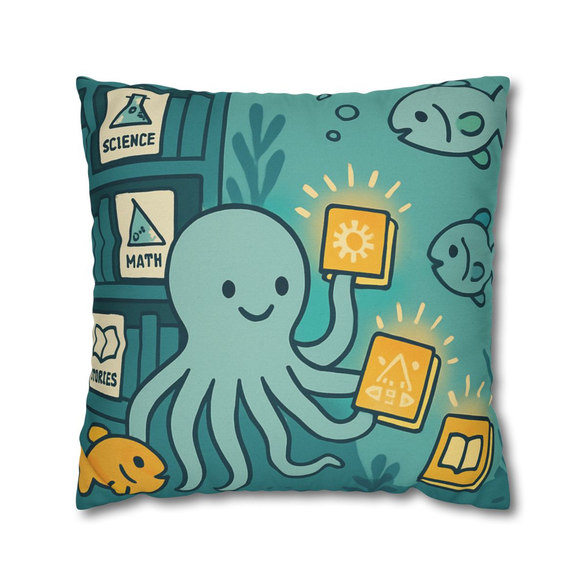 Underwater Library Of Light personalized pillow covers