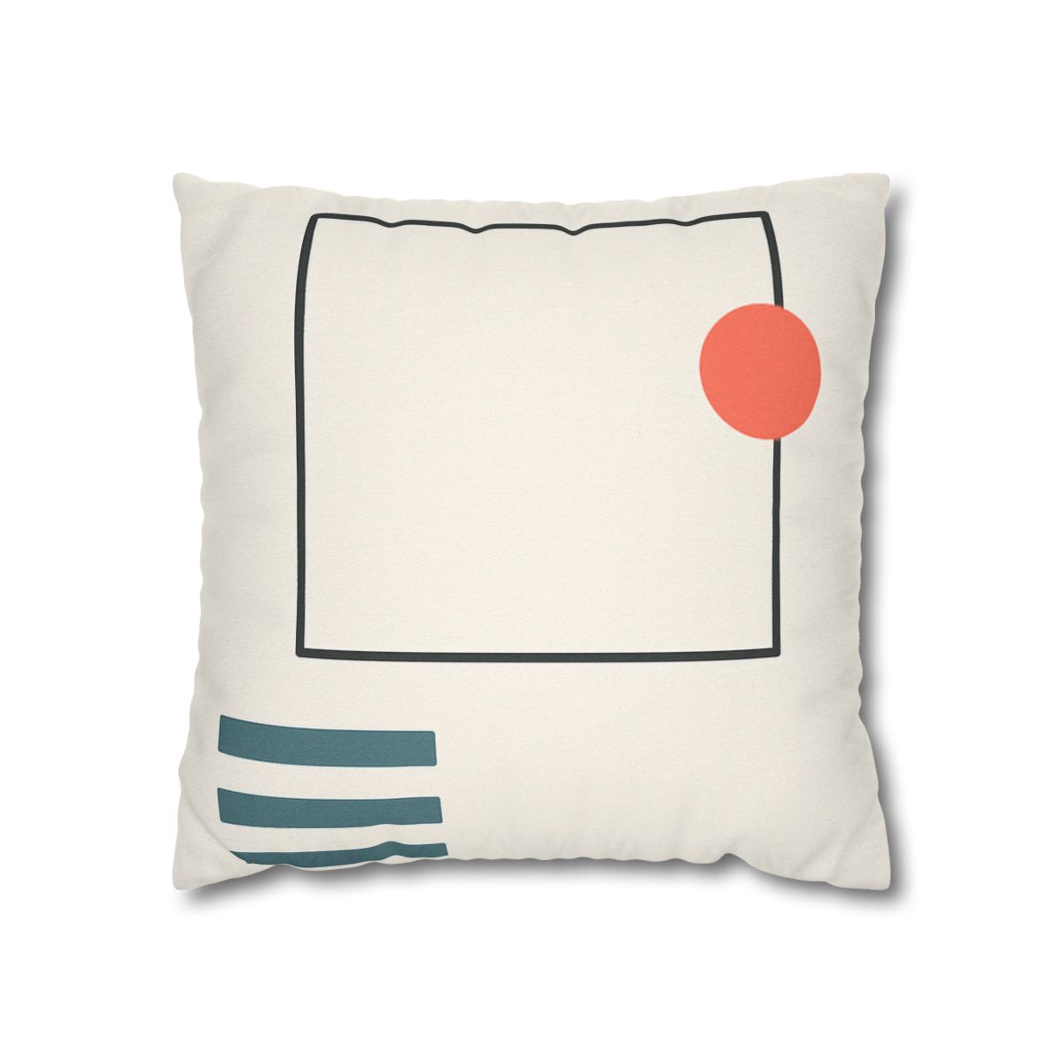 Quiet Orbit With Split Frame designer print pillow cases
