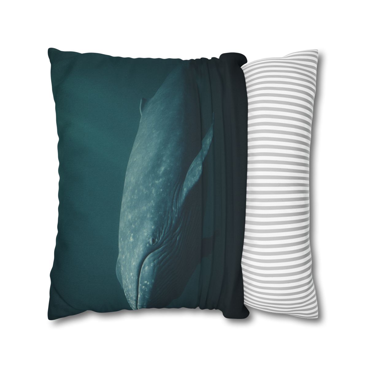 Ocean Song Blue Whale personalized pillow covers