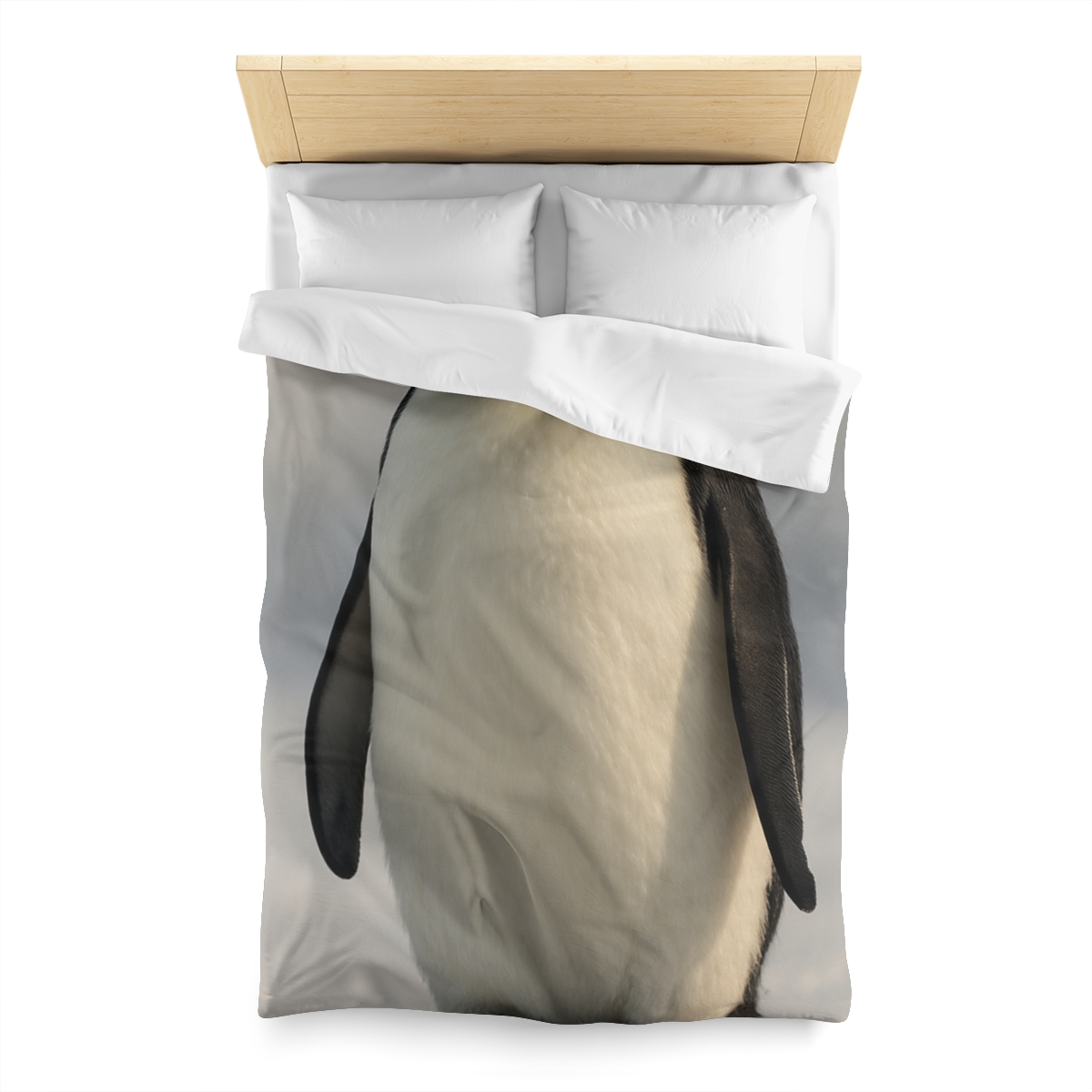 Frost Halo Emperor Penguin soft comforter duvets