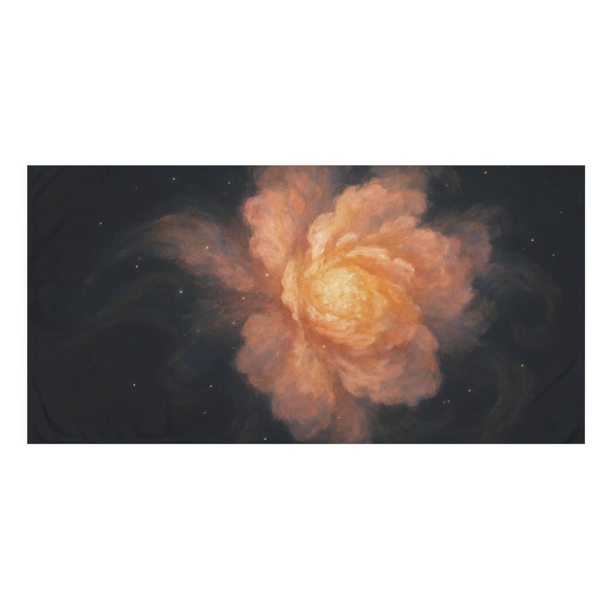 Celestial Tidal Bloom designer printed towels
