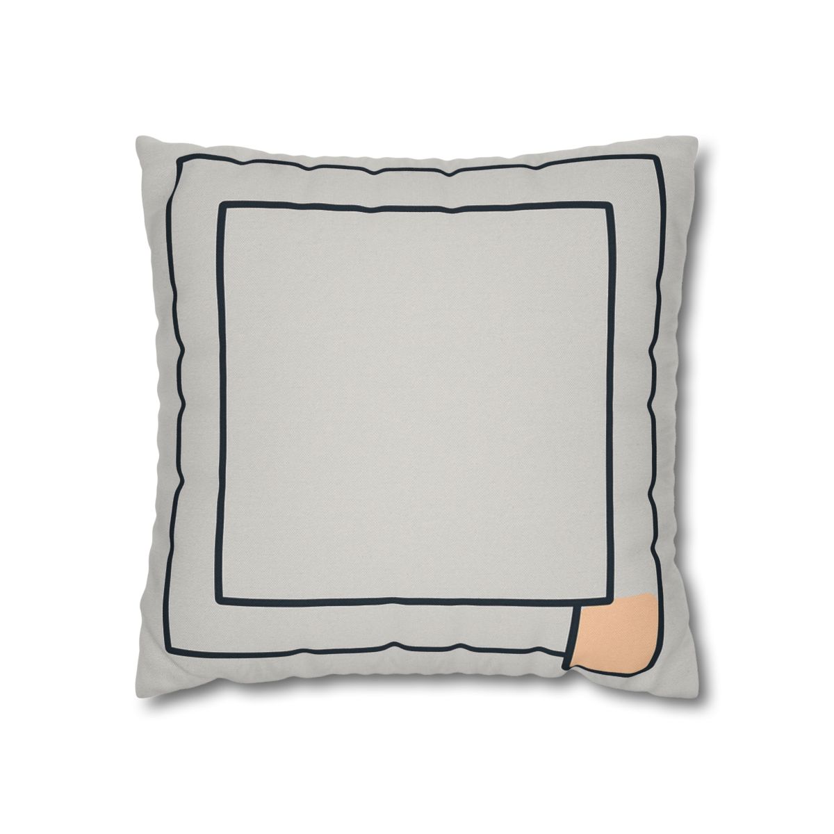 Nested Frame With Open Corner soft cotton pillow cases
