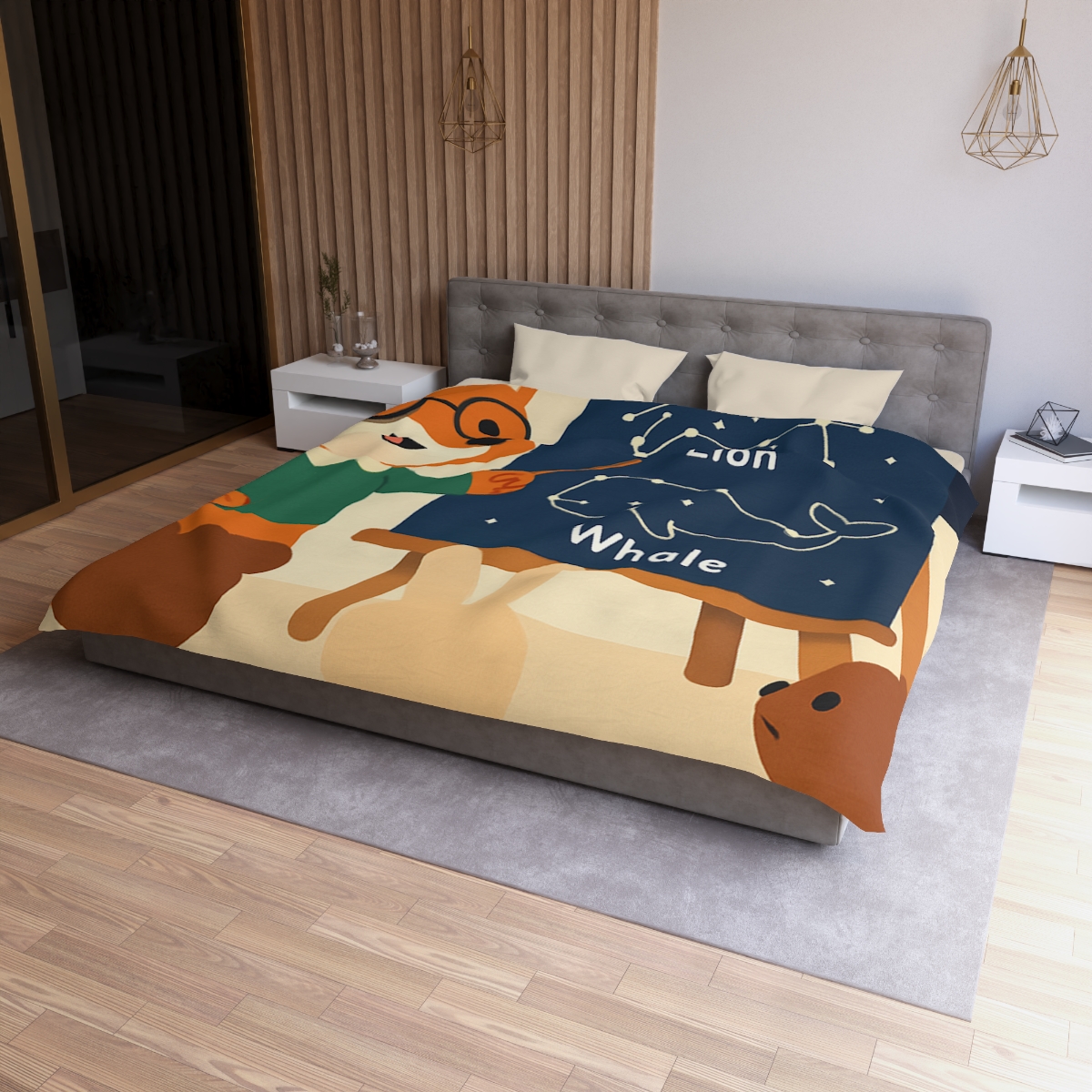 Constellation Classroom Fox stylish duvet covers