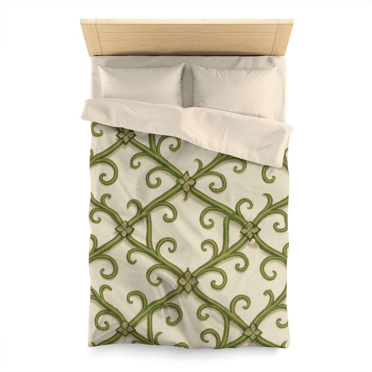 Vine Lattice Panorama personalized bedding duvets