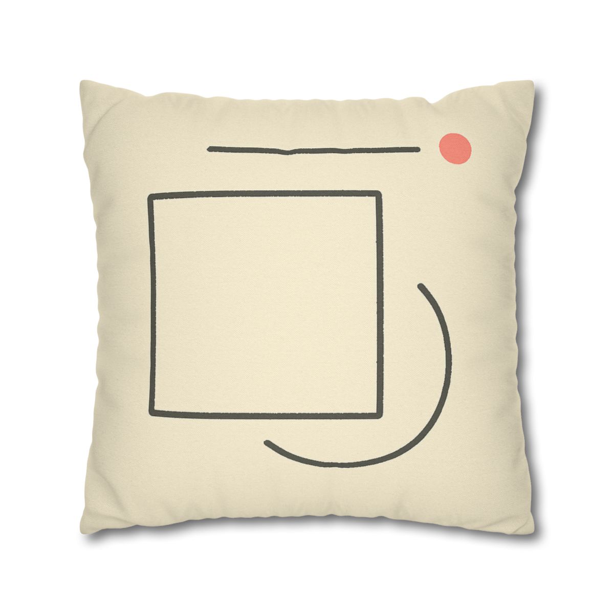 Offset Frame With Crescent Anchor stylish decorative pillowcases