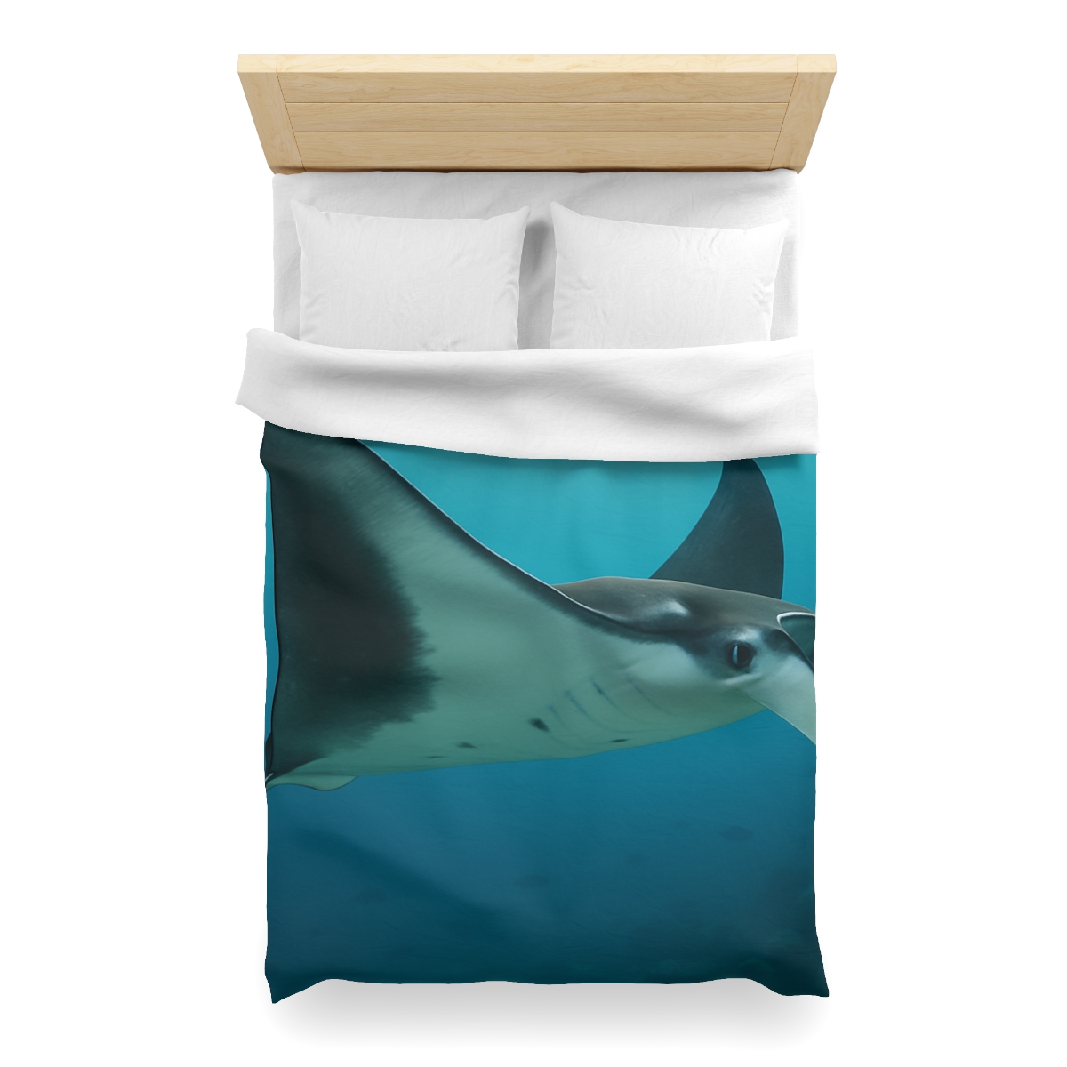 Tidal Wings Reef Manta Ray trendy bedroom duvets