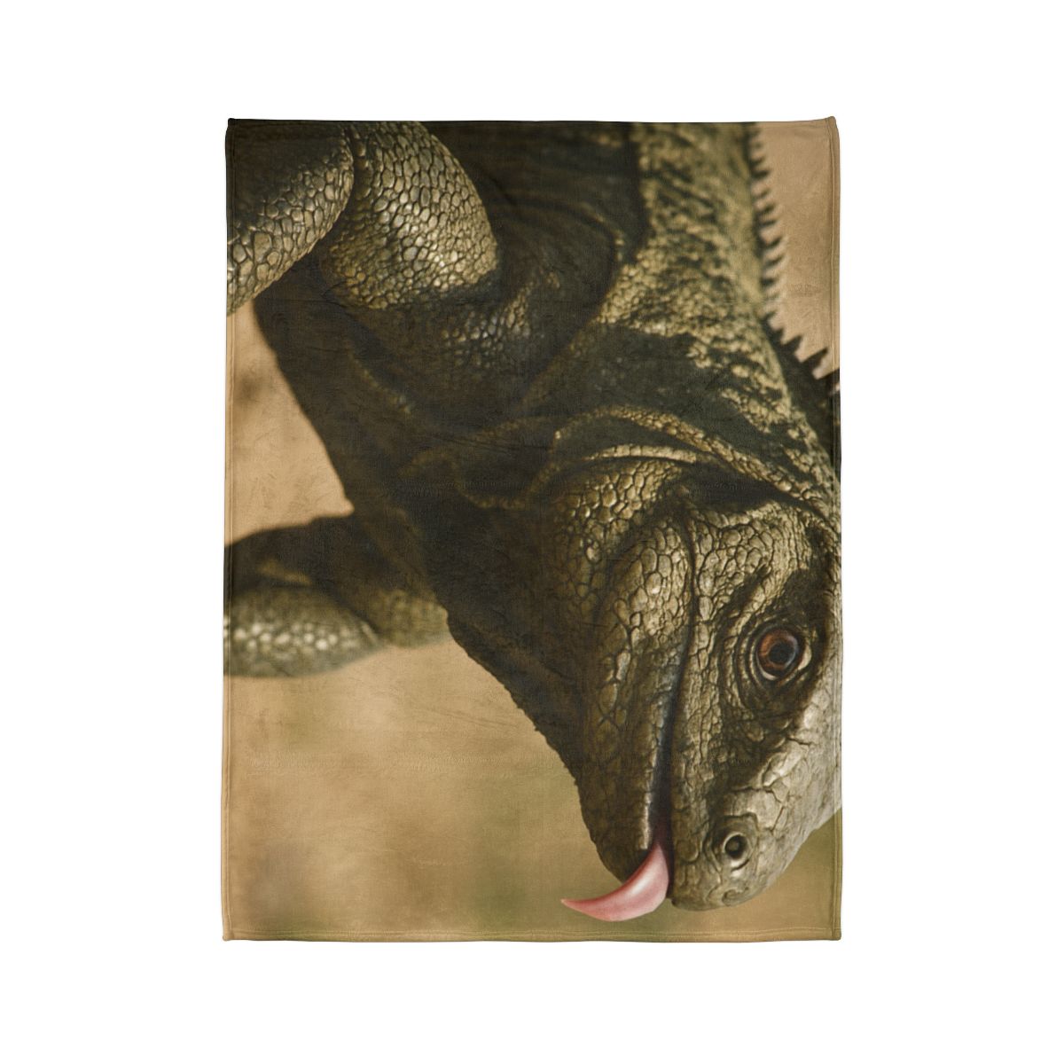 Ancient Sentinel Komodo Dragon trendy patterned blankets