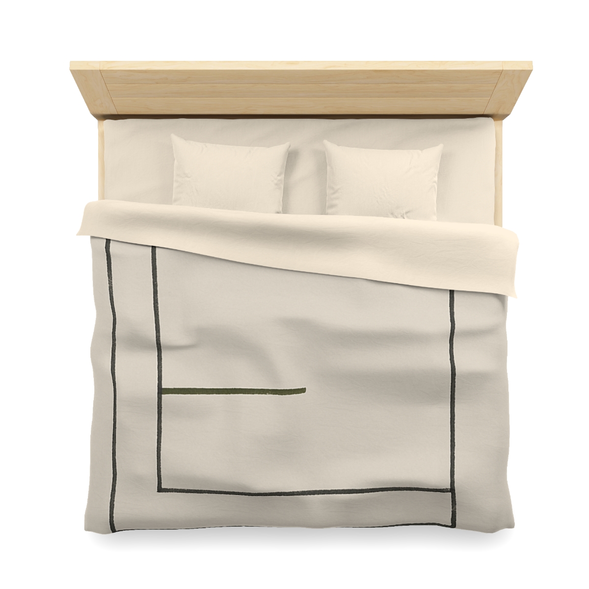 Nested Square And Crossing Short Line personalized bedding duvets