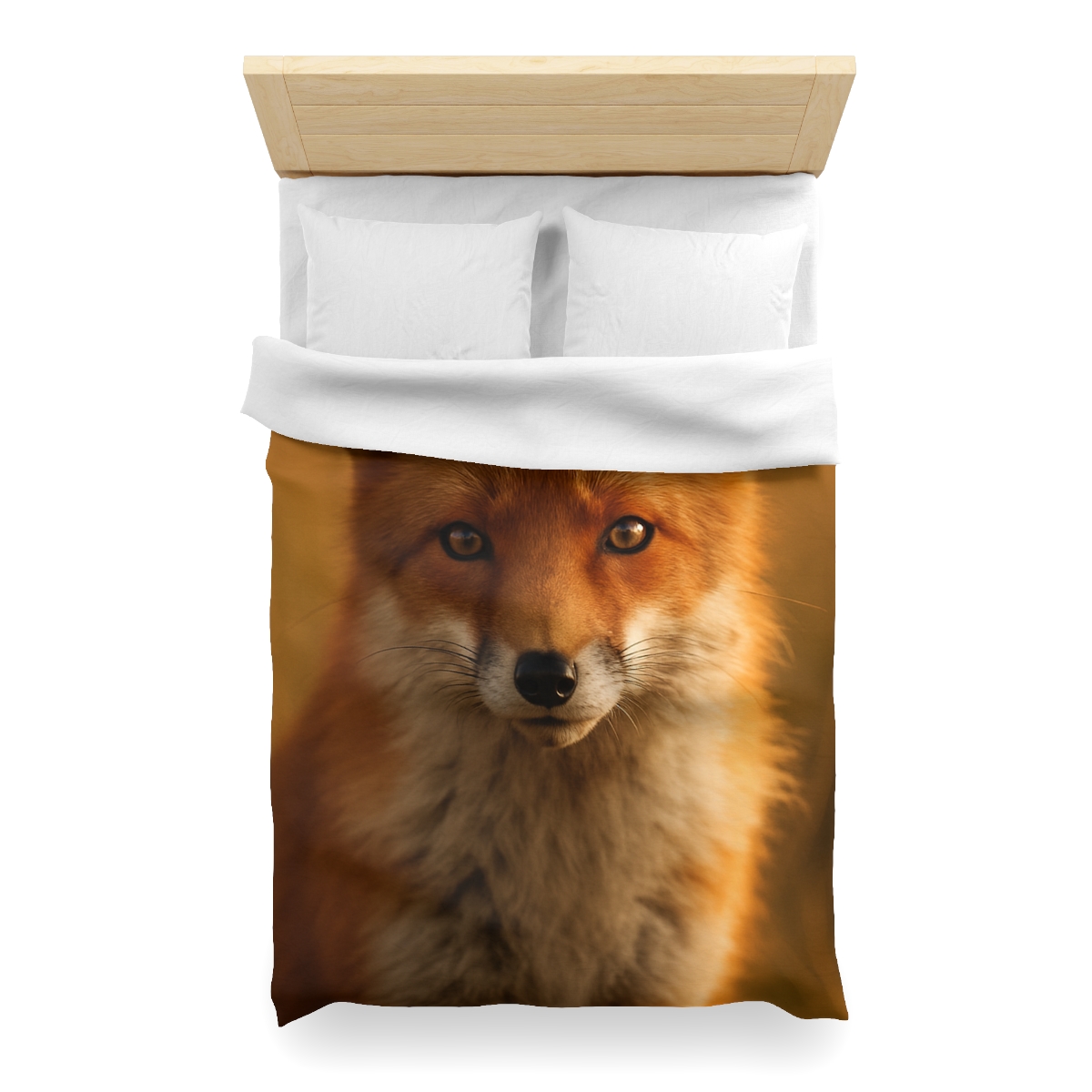 Crimson Whisper Red Fox warm winter duvets