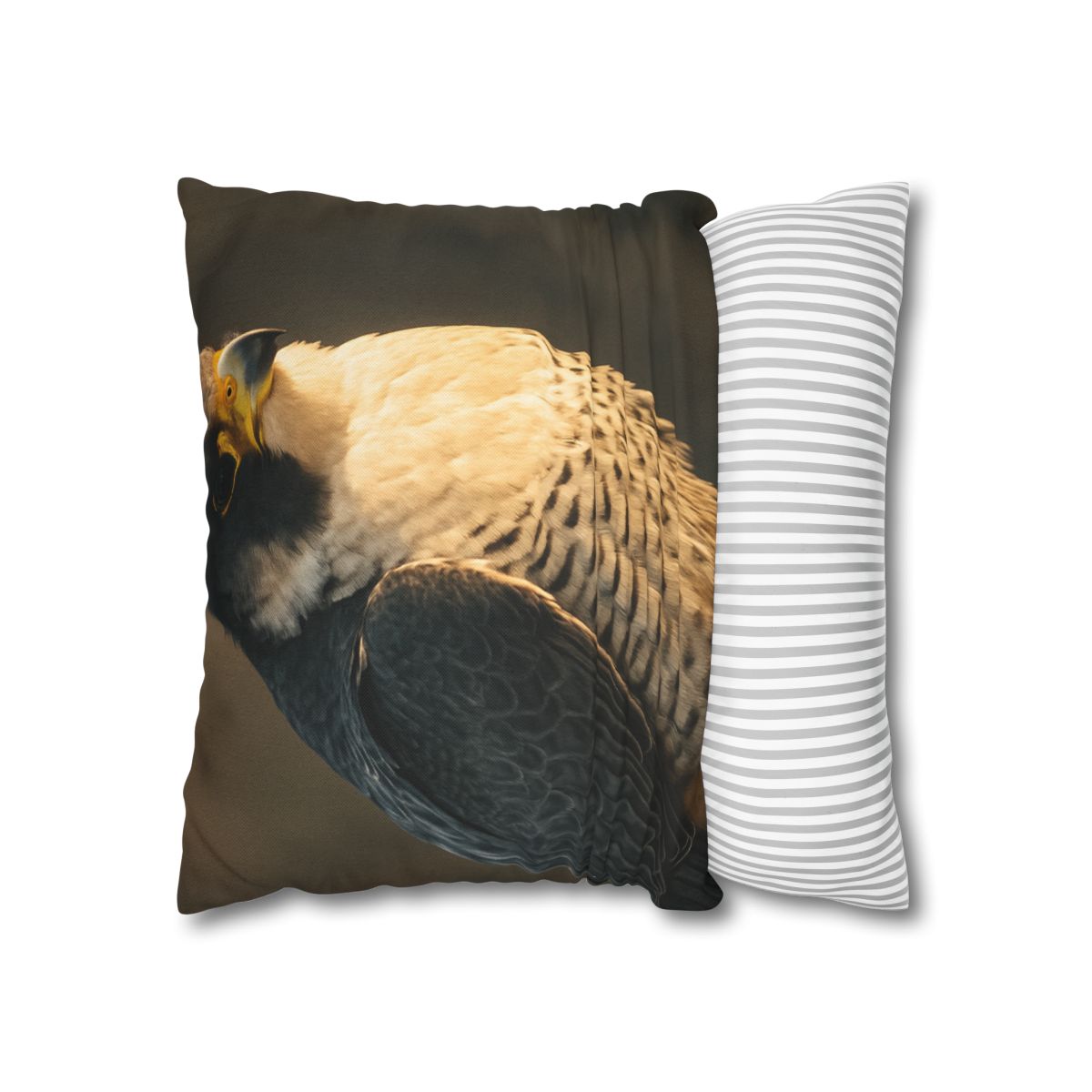 Starlit Poise Peregrine Falcon soft cotton pillow cases