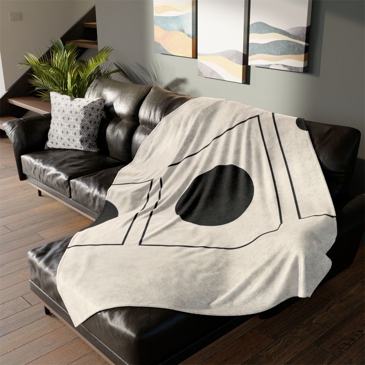 Eclipse Frame Triptych warm winter blankets