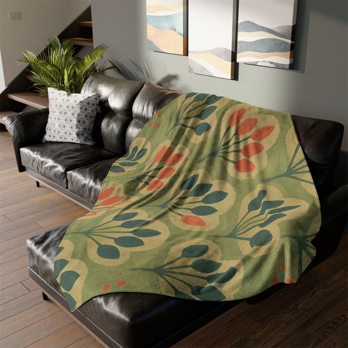 Bud Cluster Tapestry trendy patterned blankets
