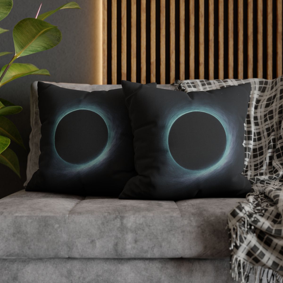 Event Horizon Ink Bloom custom pillow cases