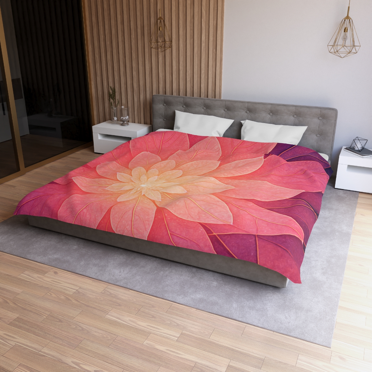 Petal Prism Overlap custom duvets