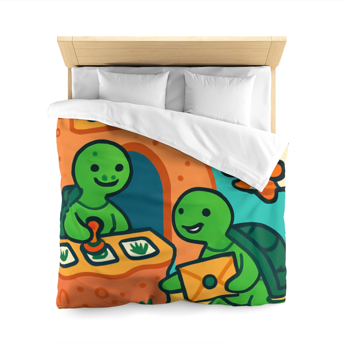 Coral Reef Post Office Run By Sea Turtles duvets for gifts