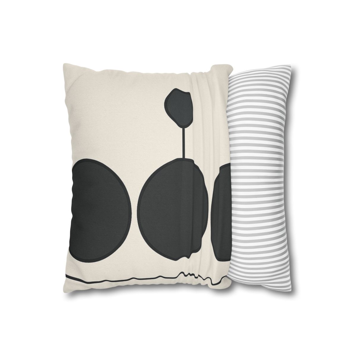 Staggered Trio With Guiding Line personalized pillow covers