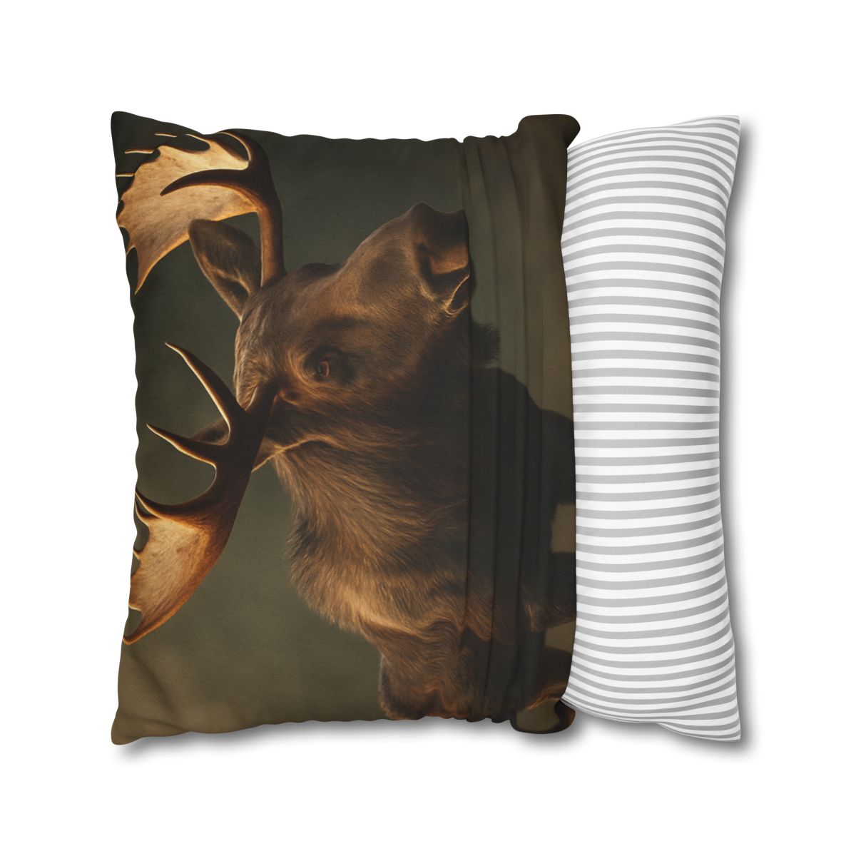 Starlit Crown Moose designer print pillow cases