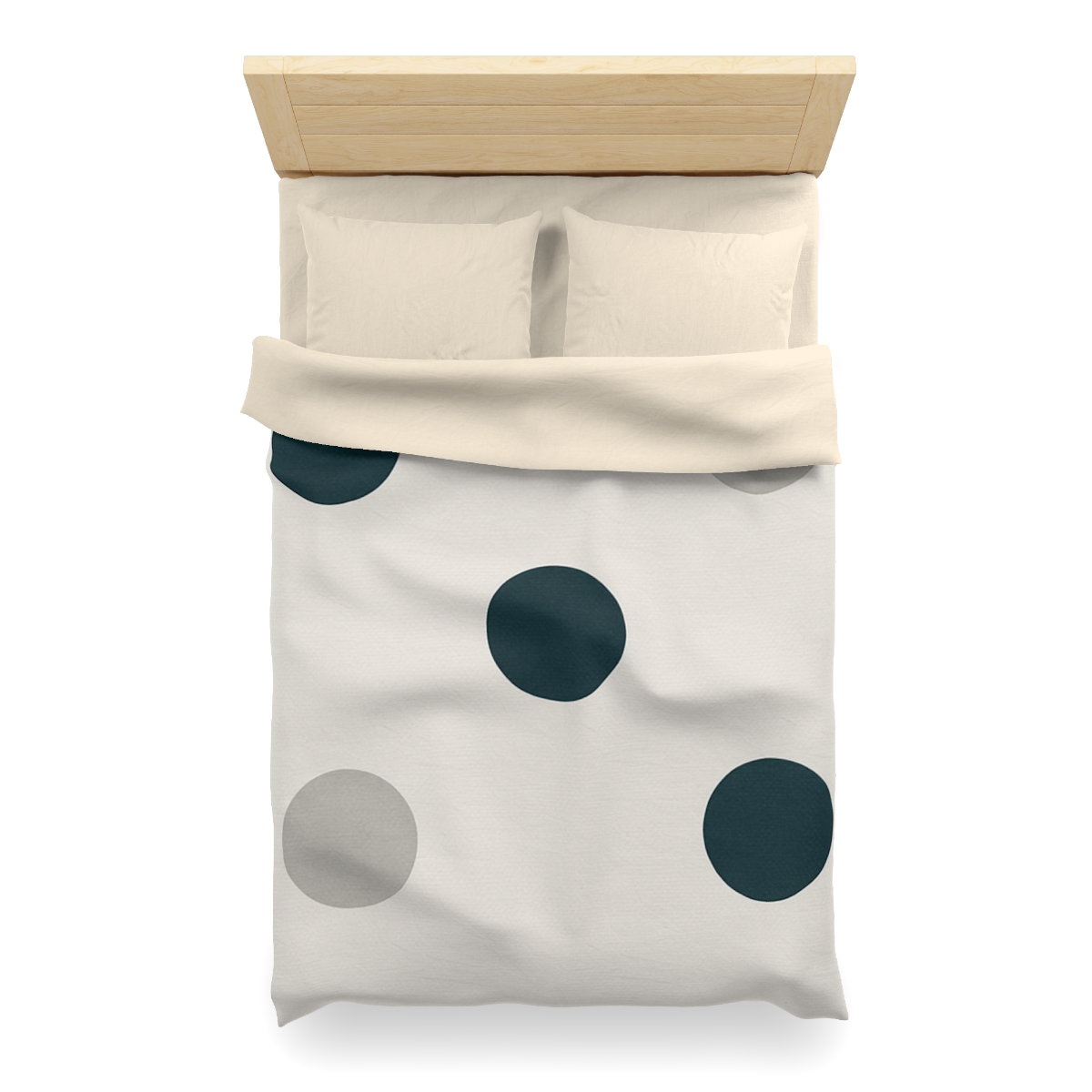 Sparse Dot Grid Rhythm personalized bedding duvets