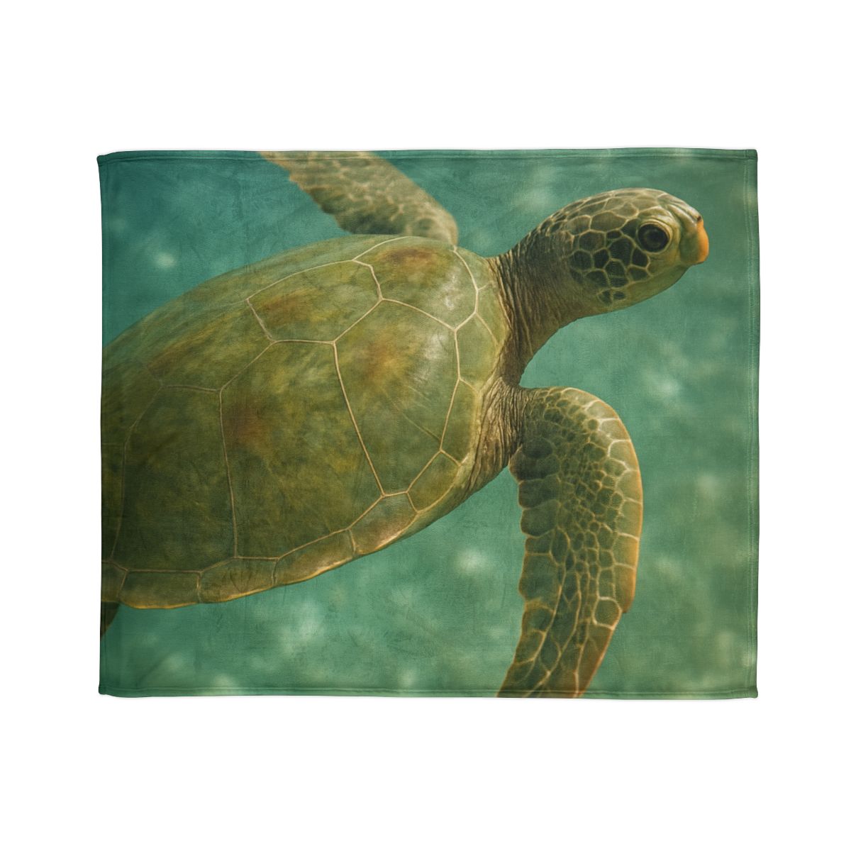 Sea Lantern Green Sea Turtle designer printed blankets