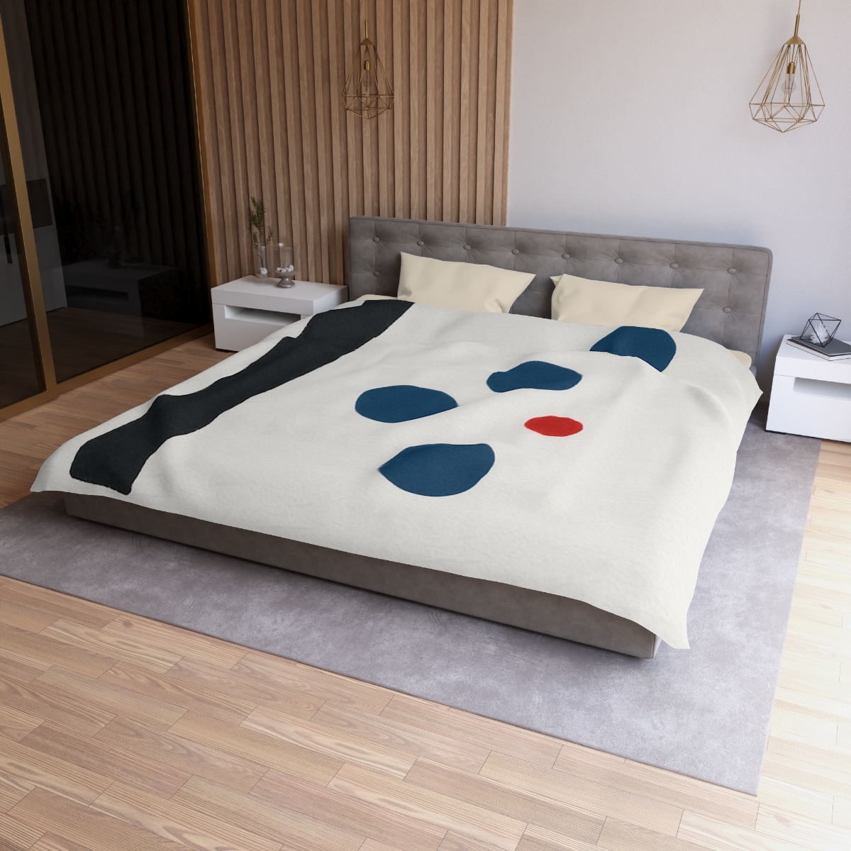 Staggered Dots With Leaning Slab stylish duvet covers