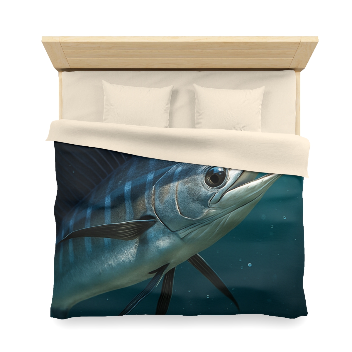Nebula Flash Sailfish personalized bedding duvets