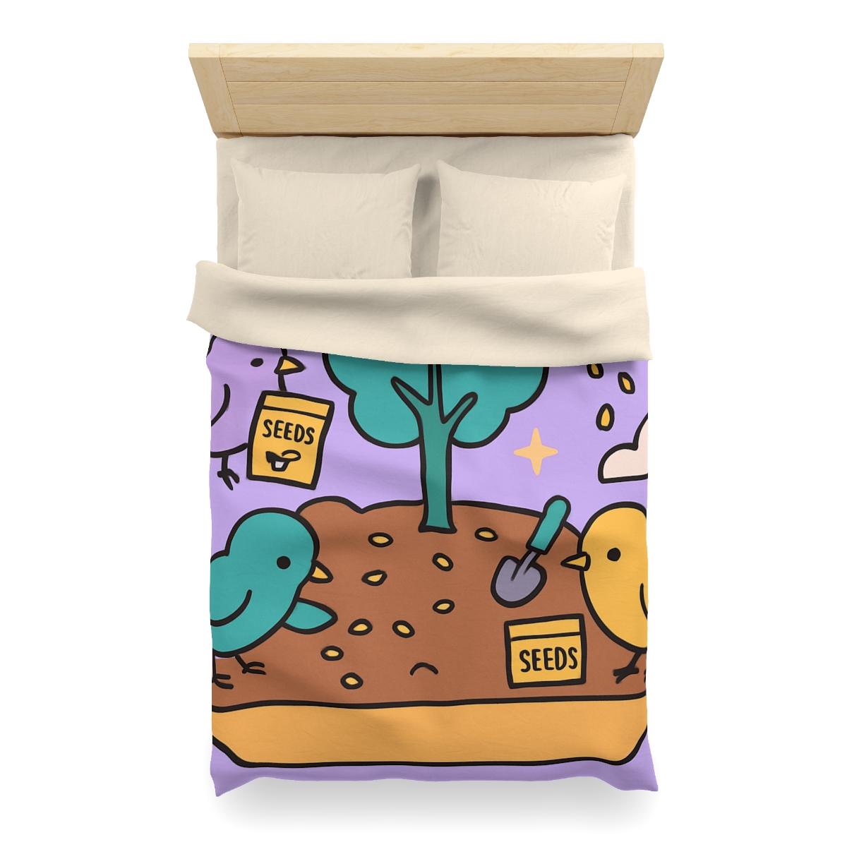 Galaxy Garden Aviary unique patterned duvets