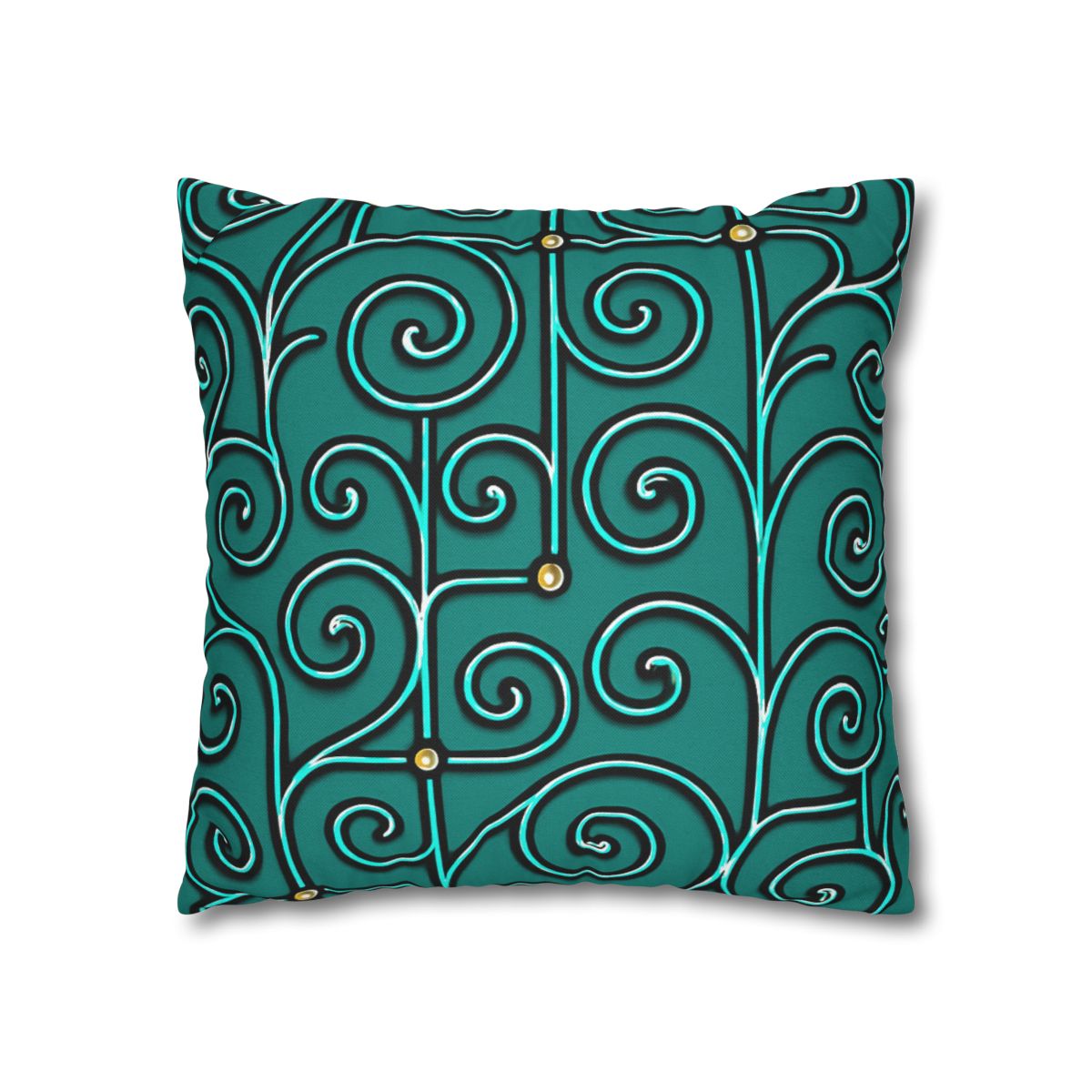 Tendril Circuit Lattice personalized pillow covers