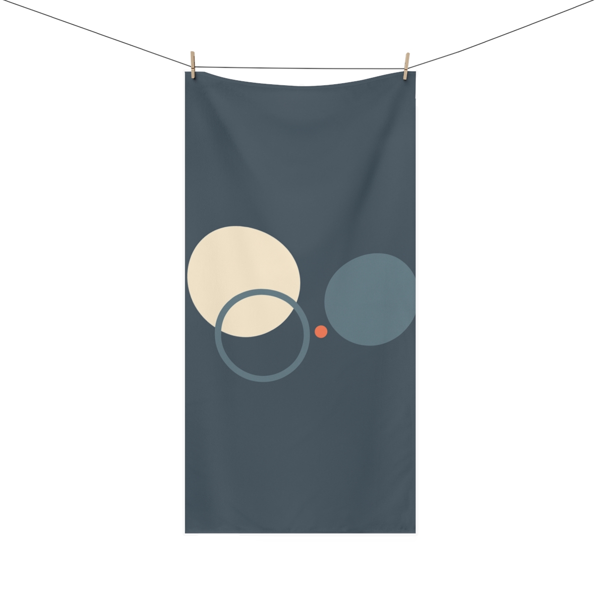 Three Rings With Quiet Offset stylish beach towels