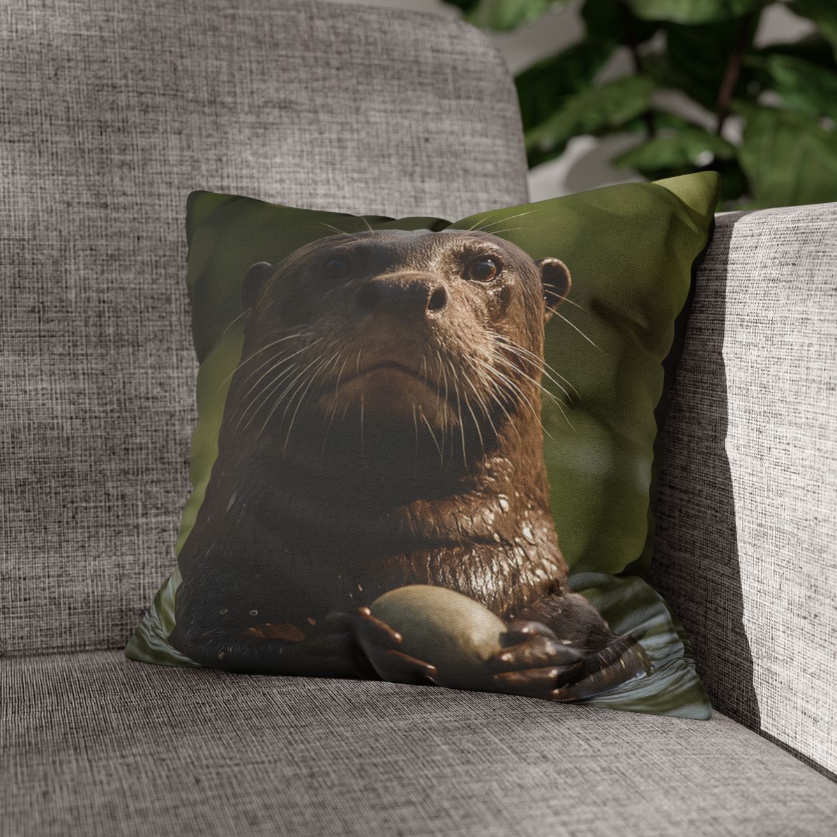 River Drift Giant Otter comfortable bedding pillow covers