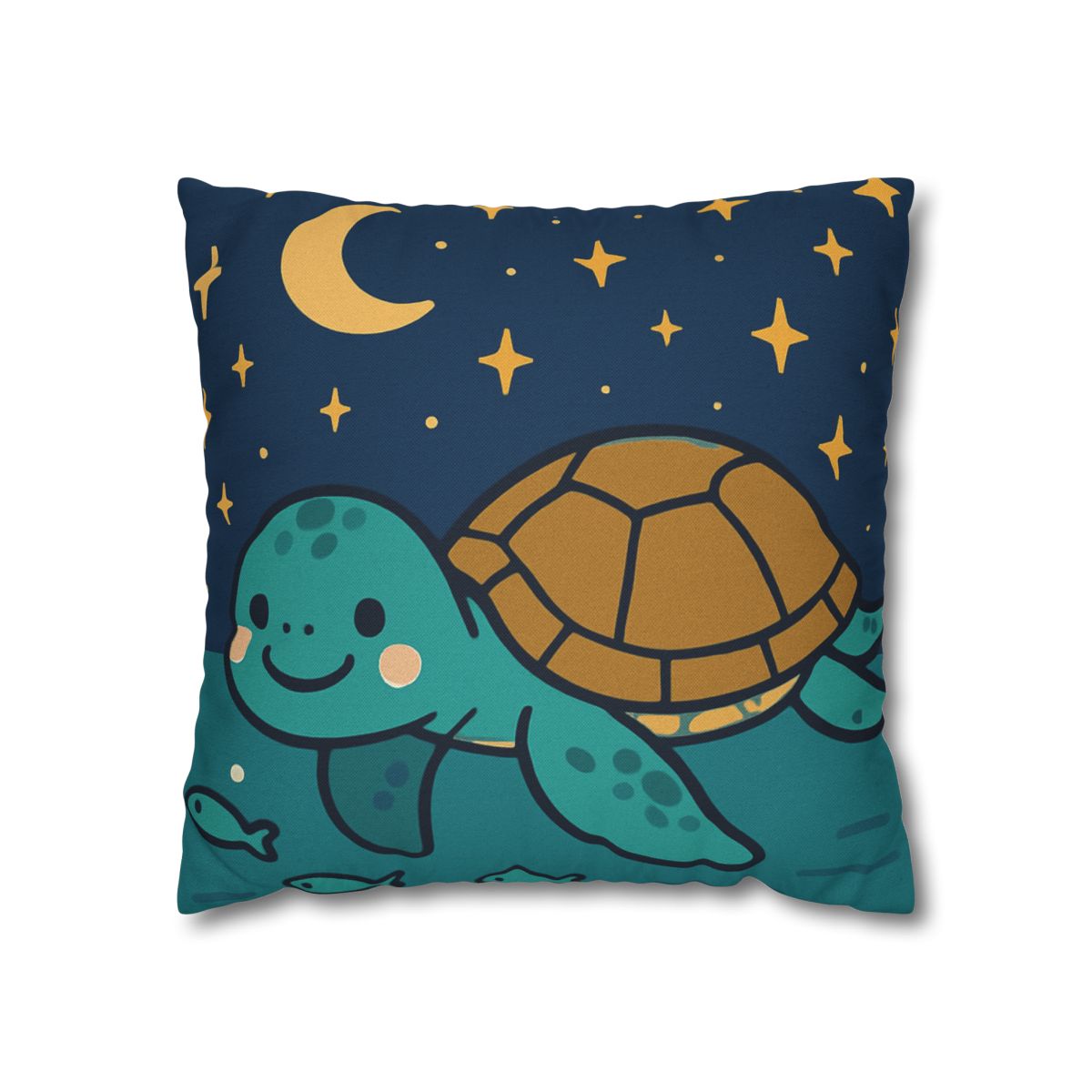 Starry Sea Turtle Voyage stylish decorative pillowcases