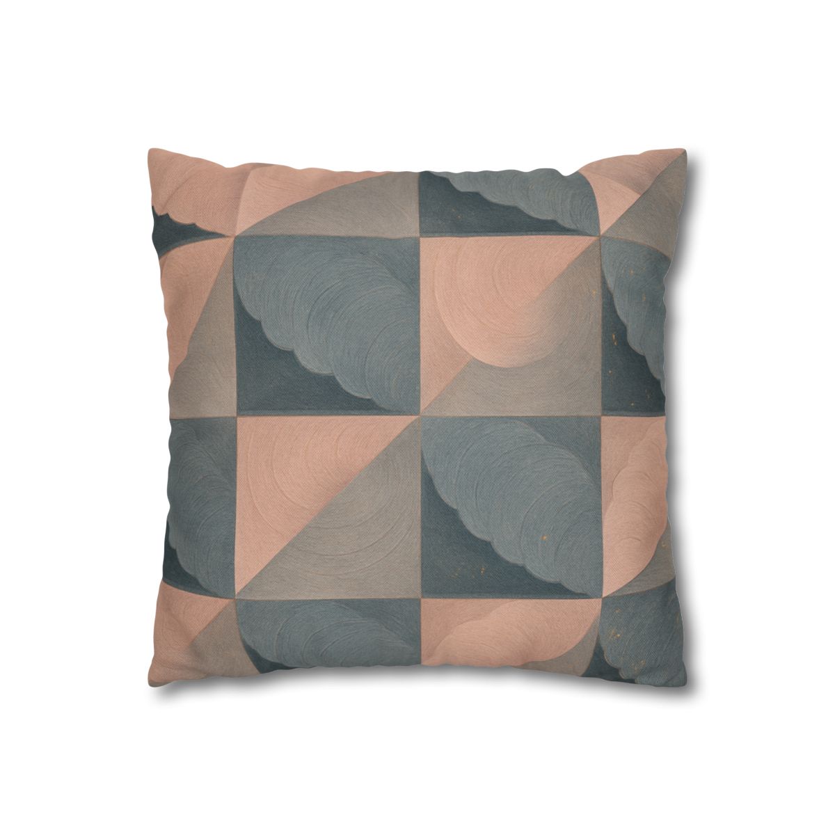 Petal Ripple Grid designer print pillow cases