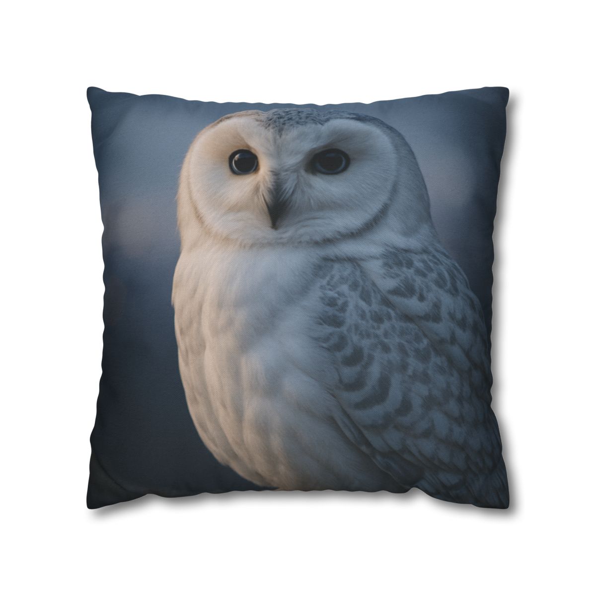 Twilight Watcher Snowy Owl personalized pillow covers