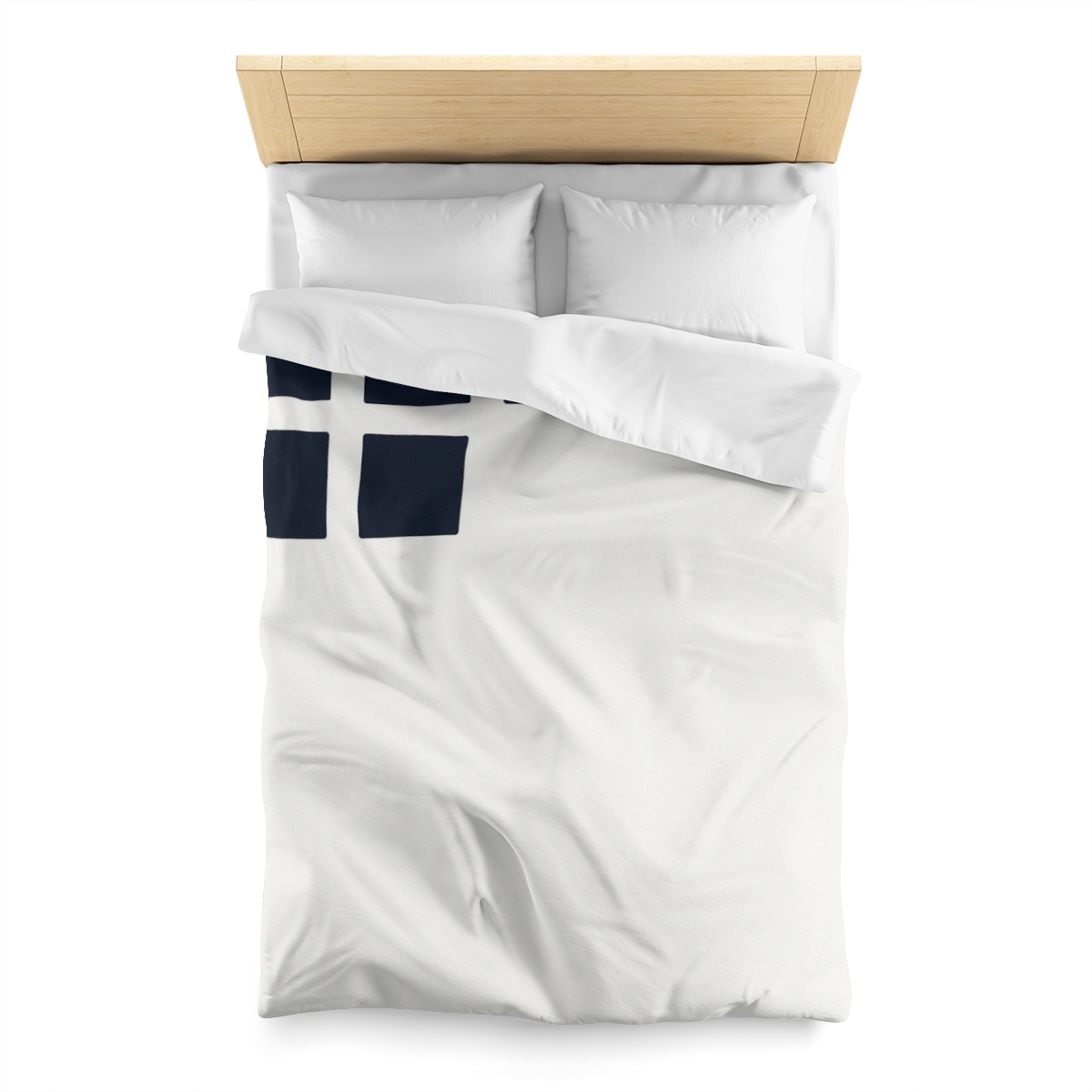 Corner Grid With Missing Star soft comforter duvets