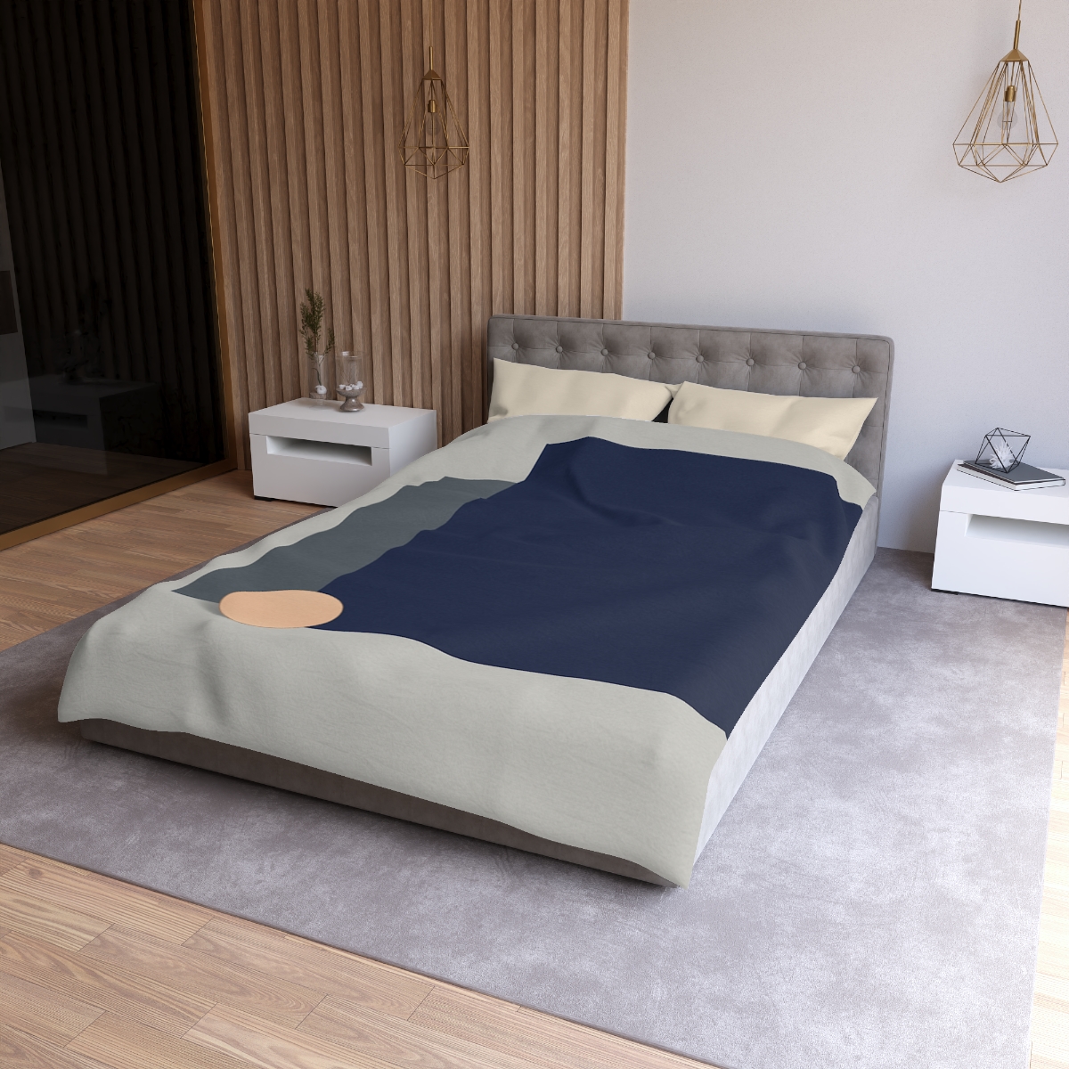 Balanced Triad With Open Center trendy bedroom duvets