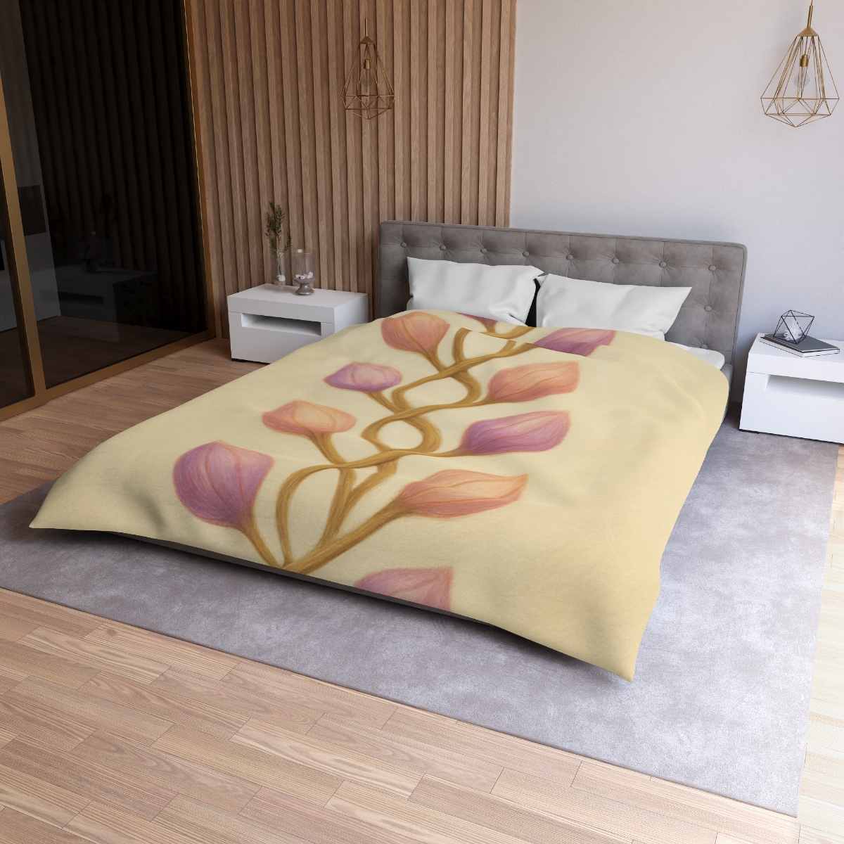 Spiral Bud Helix trendy bedroom duvets