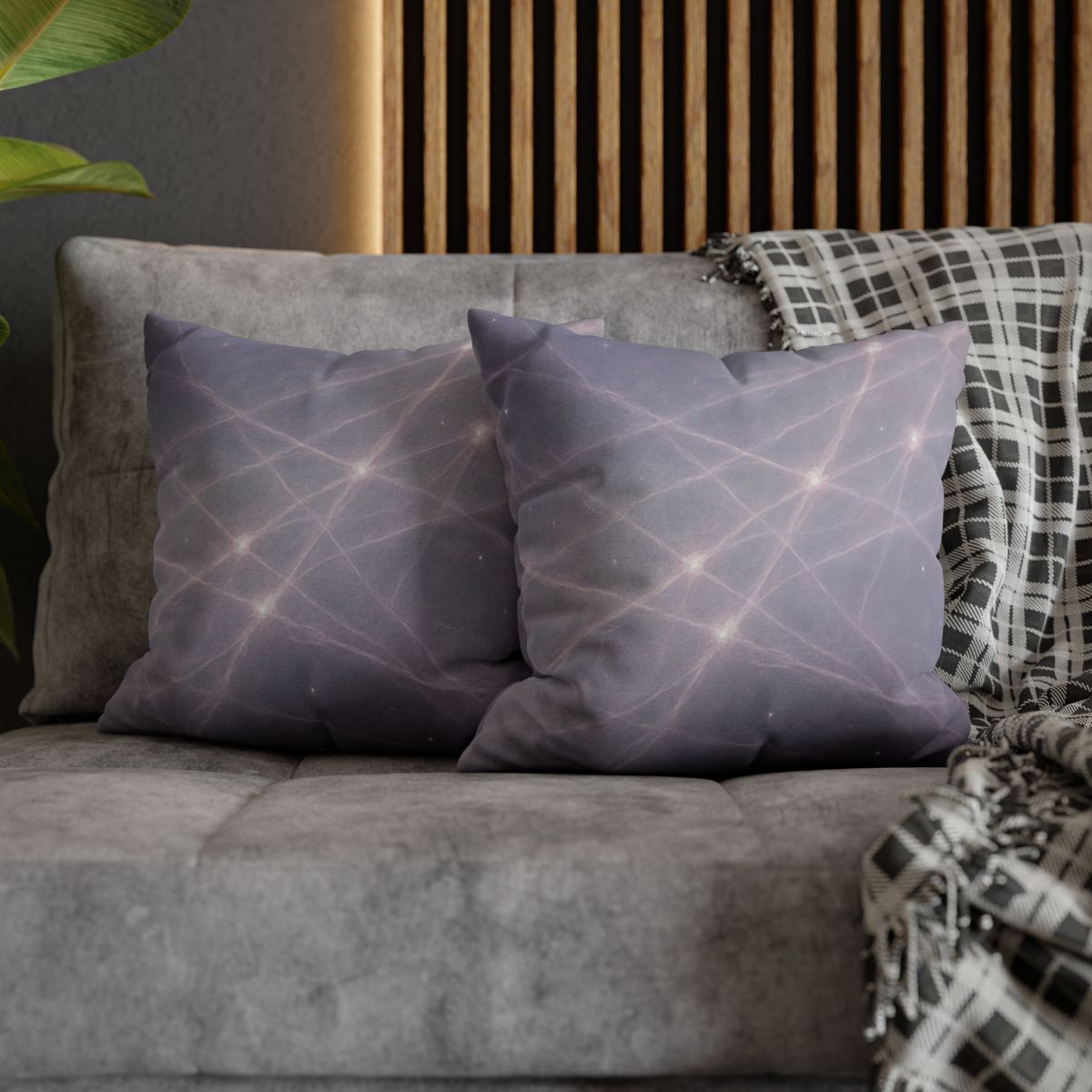 Celestial Web Filament custom pillow cases