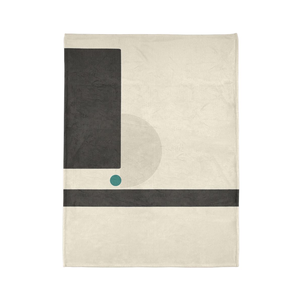 Quiet Triad With Offset Arc trendy patterned blankets