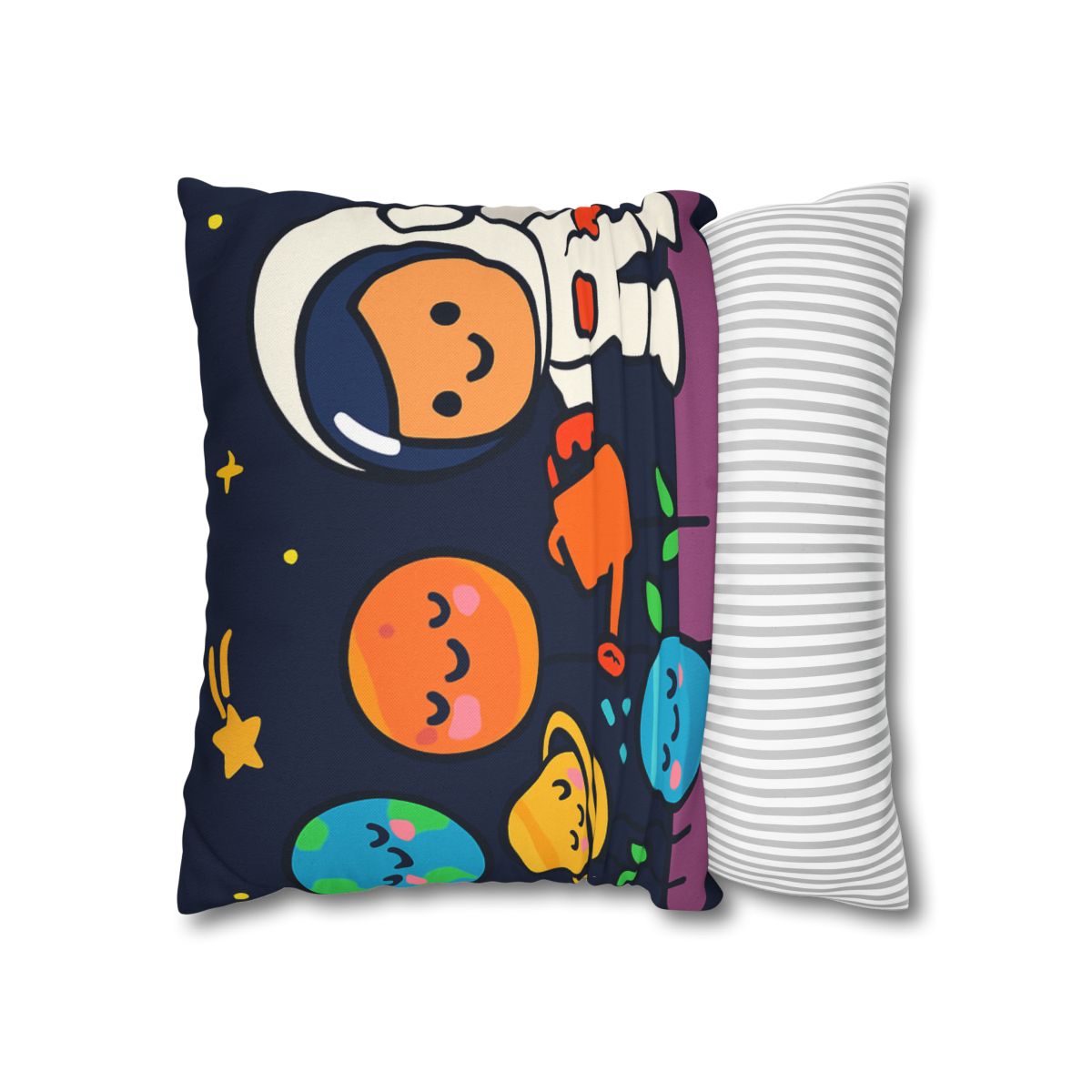 Galaxy Garden Of Friendly Planets comfortable bedding pillow covers