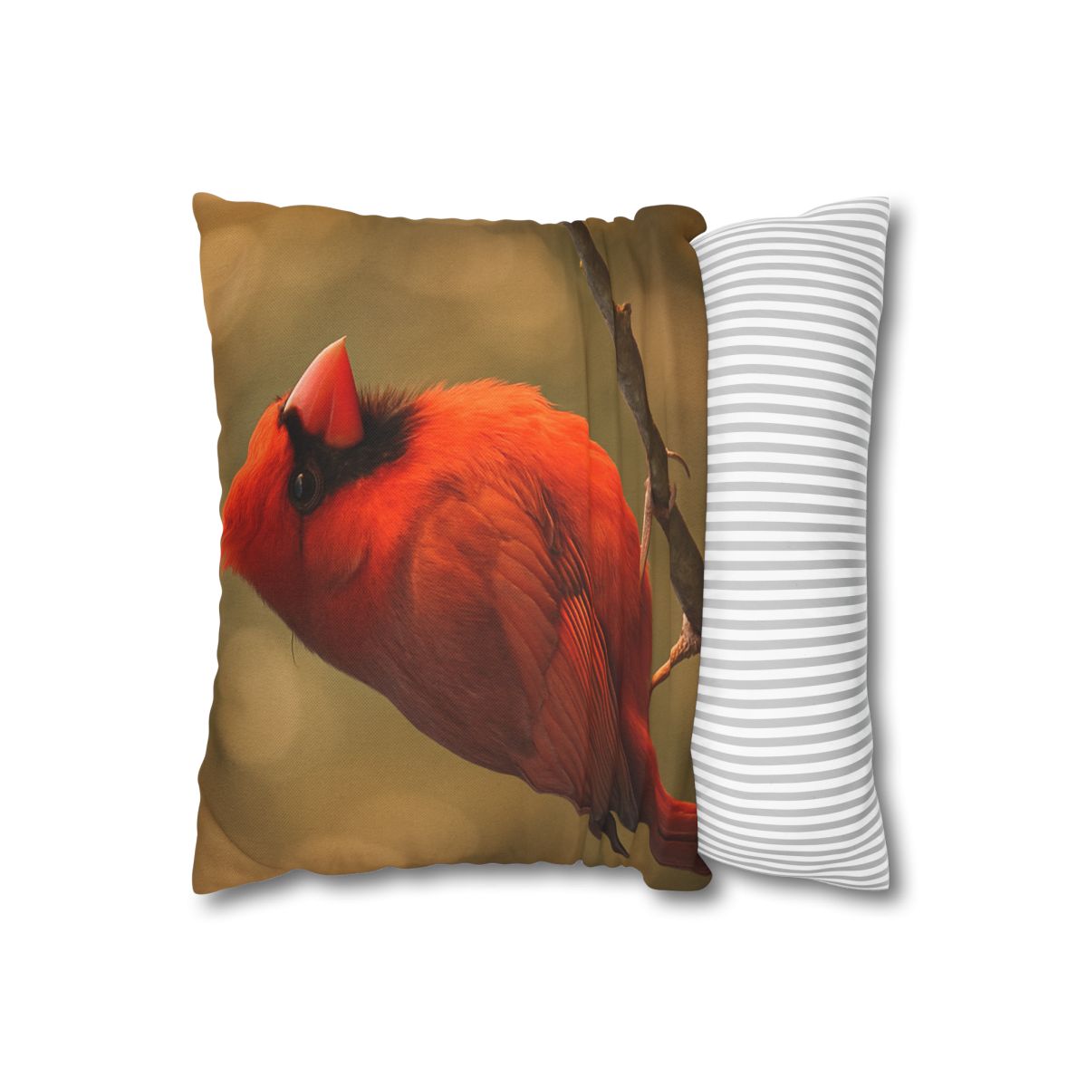 Crimson Pulse Northern Cardinal trendy patterned pillow cases