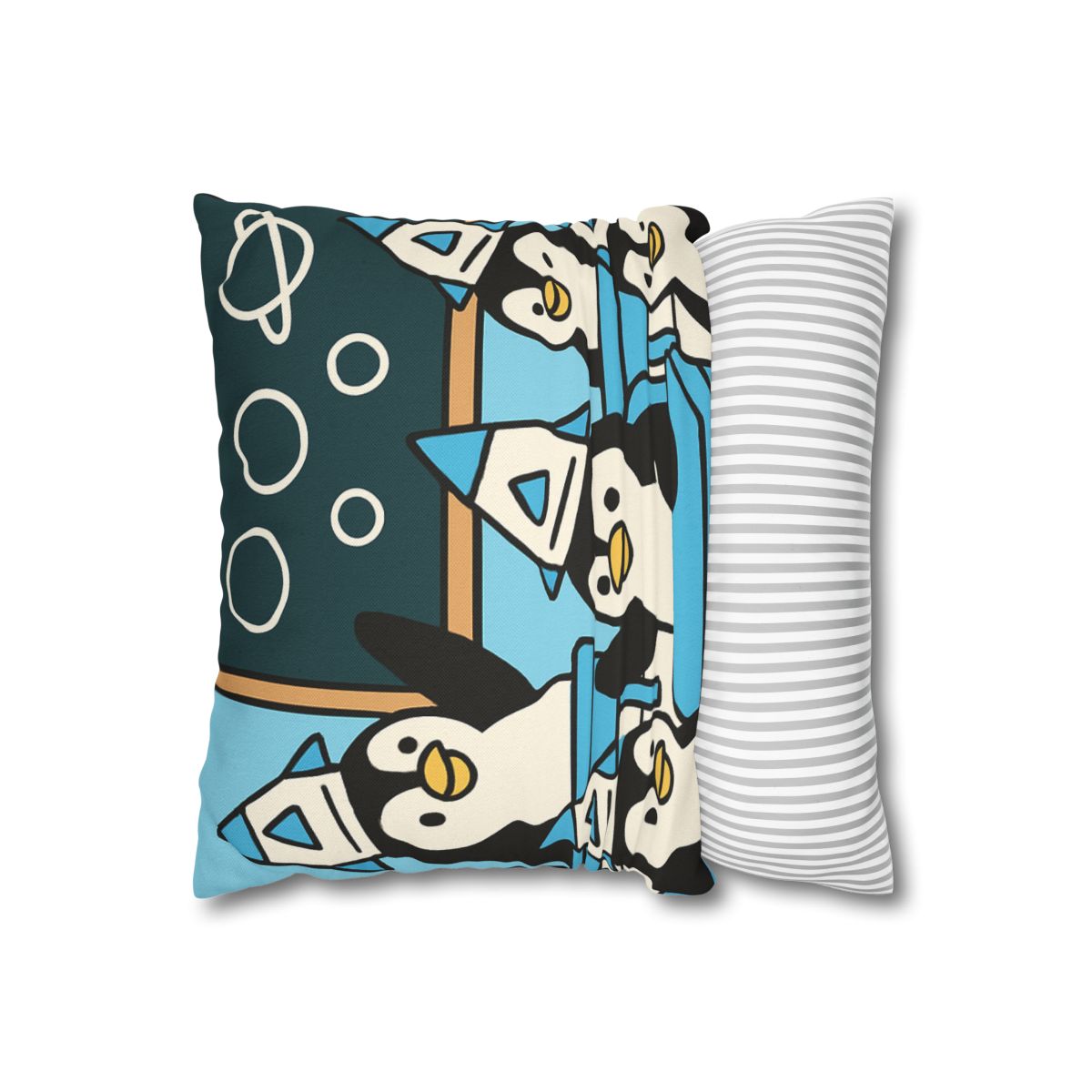 Rocket Penguin Class unique gift pillow cases