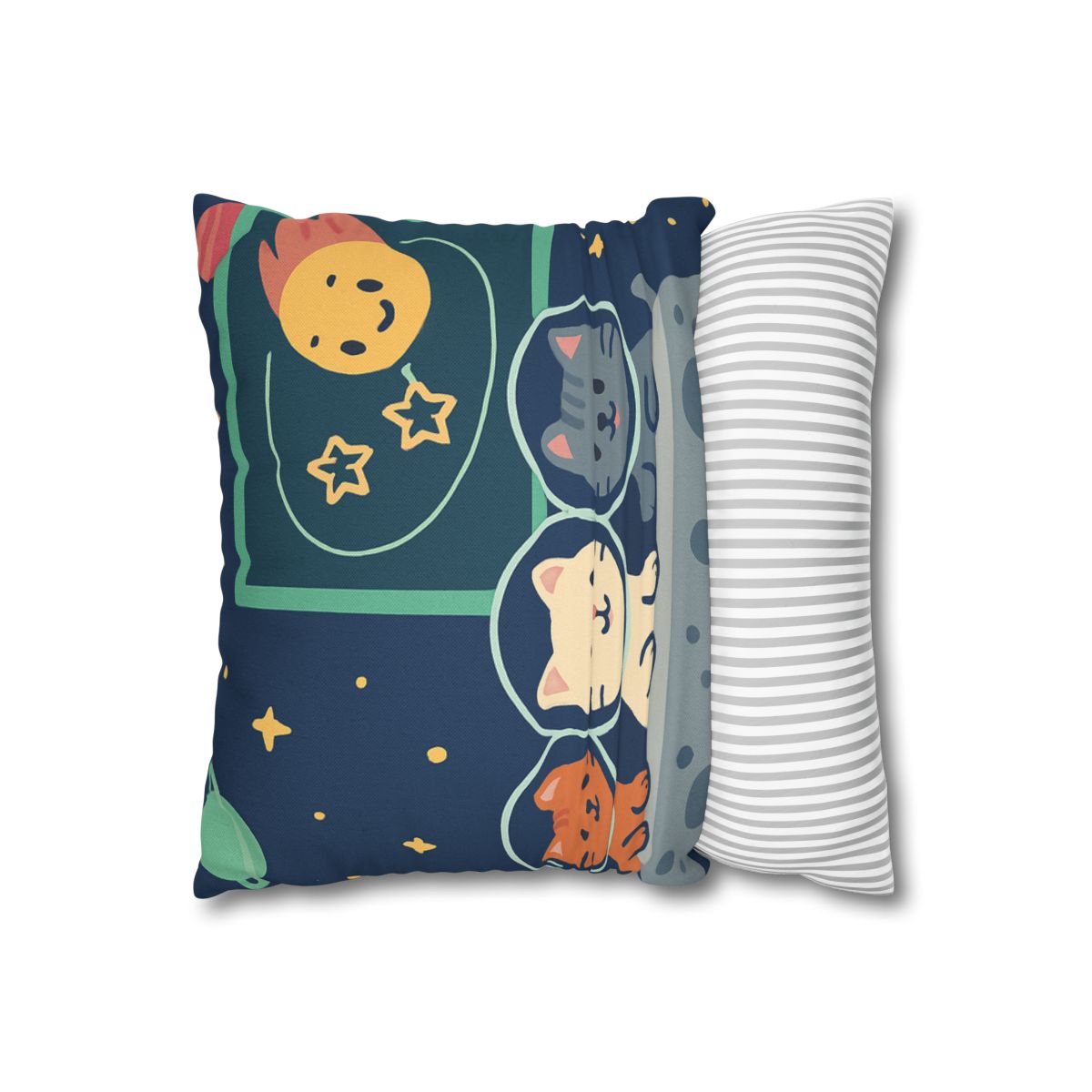 Comet Classroom For Curious Kittens personalized pillow covers