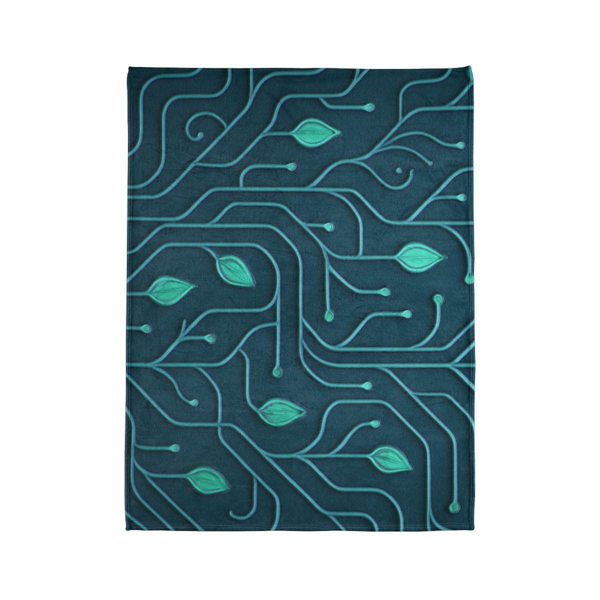 Vine Circuit Lattice stylish throw blankets