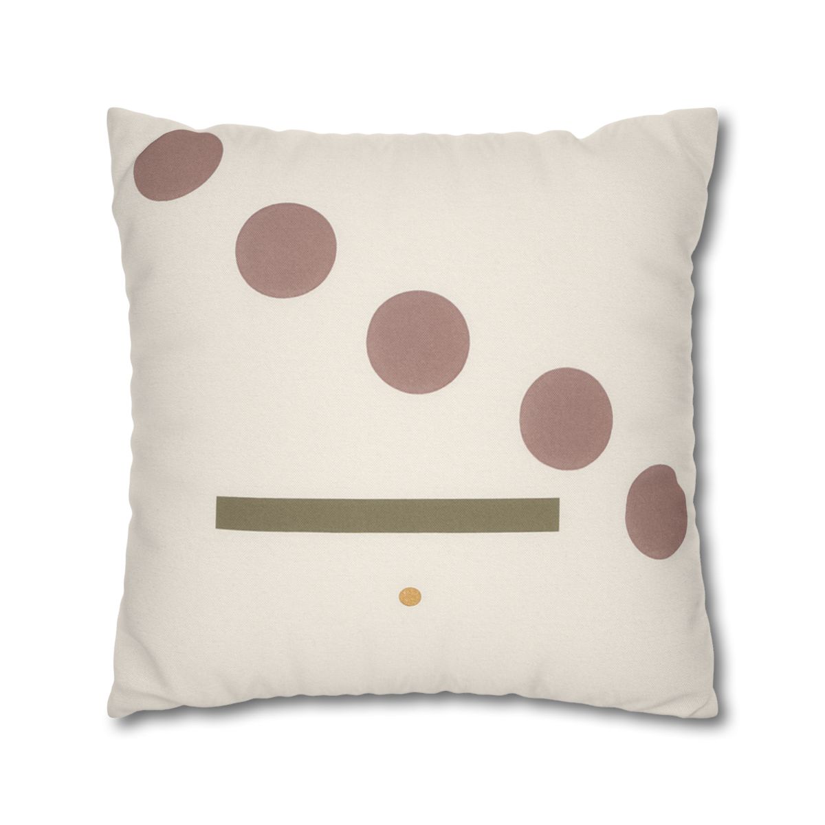 Gentle Zigzag Of Small Circles soft cotton pillow cases