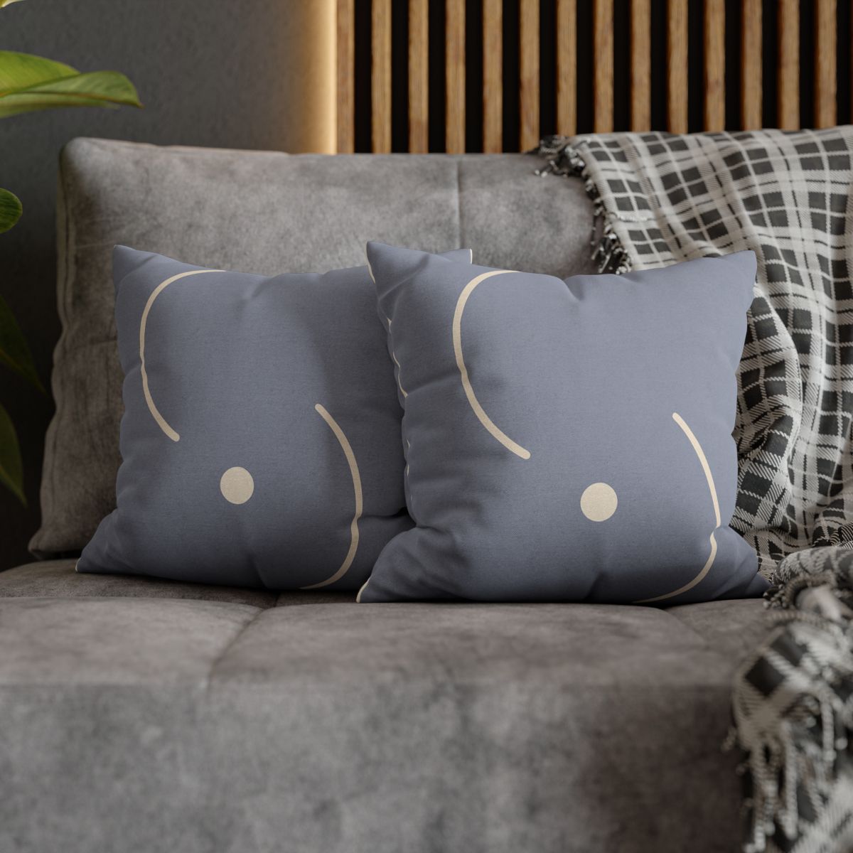 Intersecting Arc Duo soft cotton pillow cases