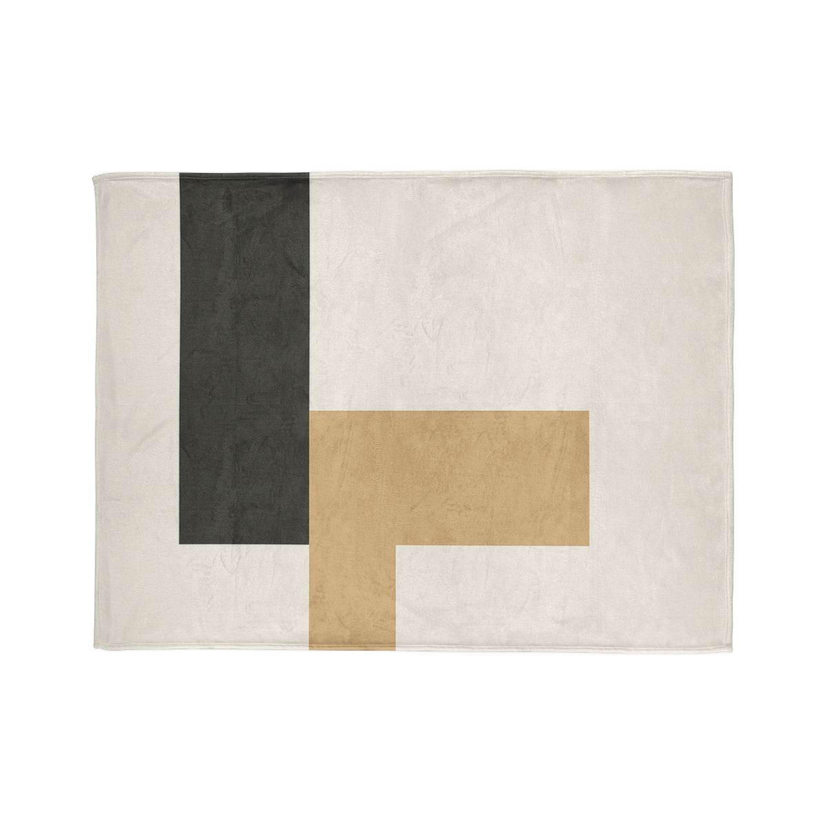 Offset Rectangle Pair soft fleece blankets