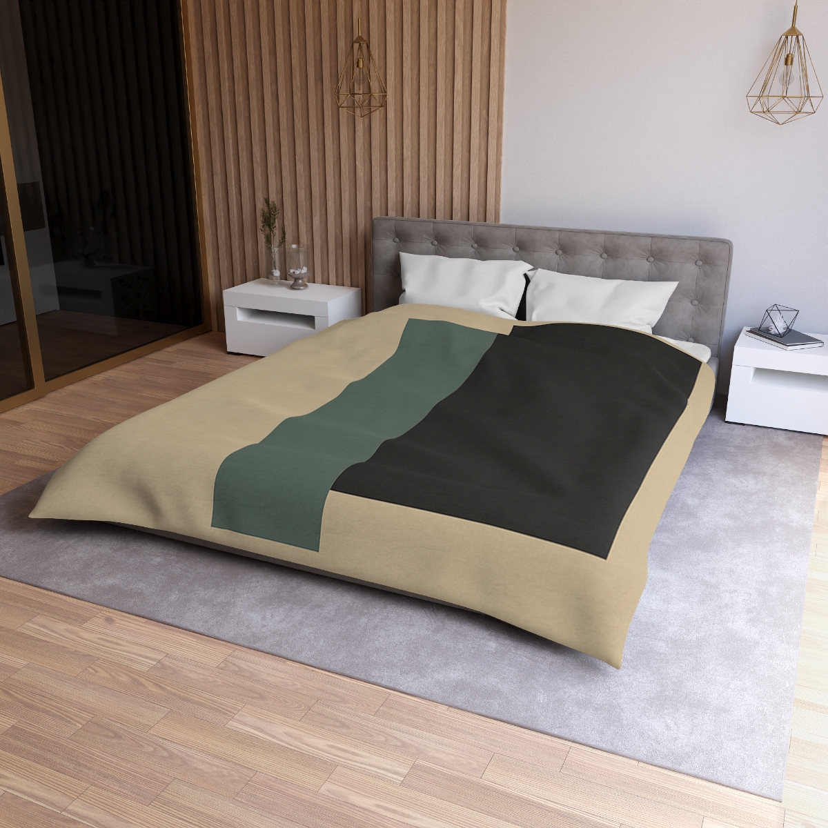 Offset Rectangle Pause stylish duvet covers