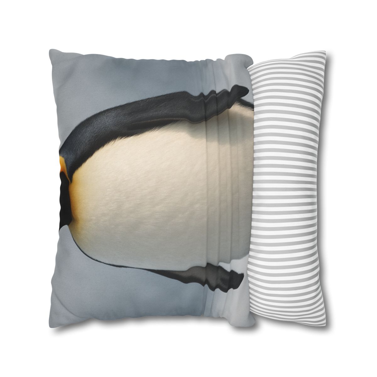 Frost Line Emperor Penguin designer print pillow cases